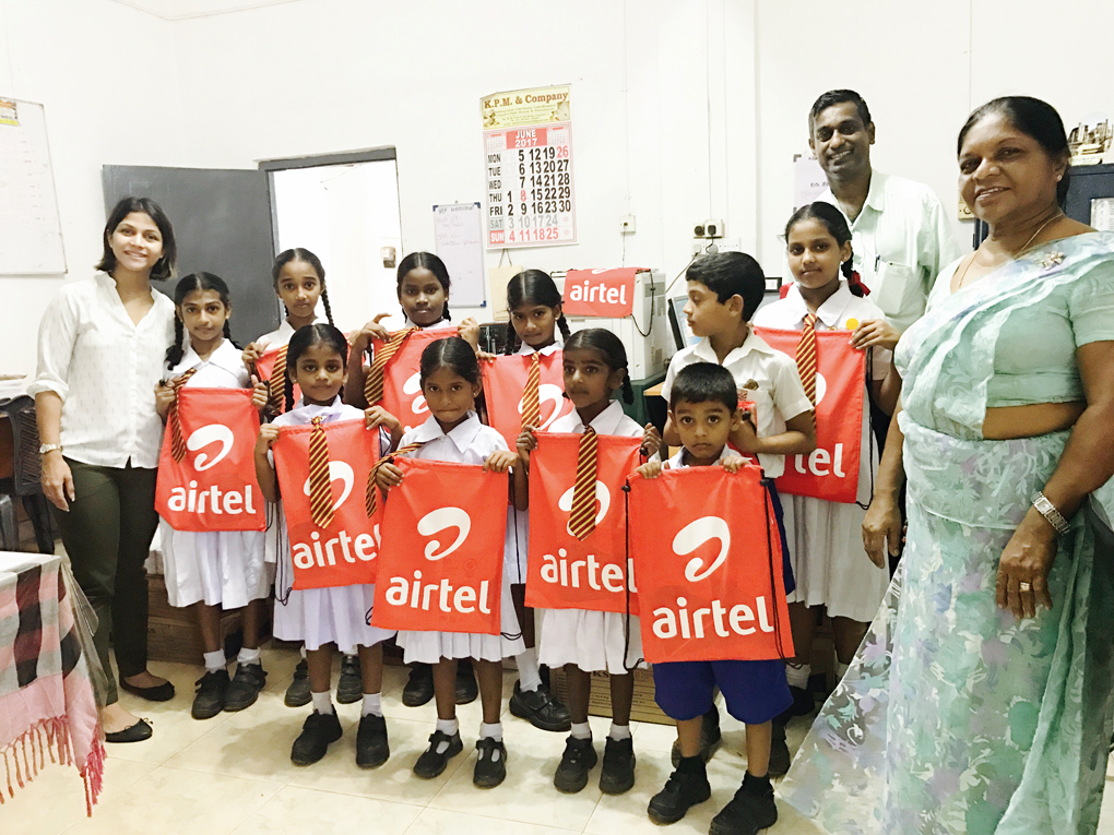 Children with Airtel employees and support packages