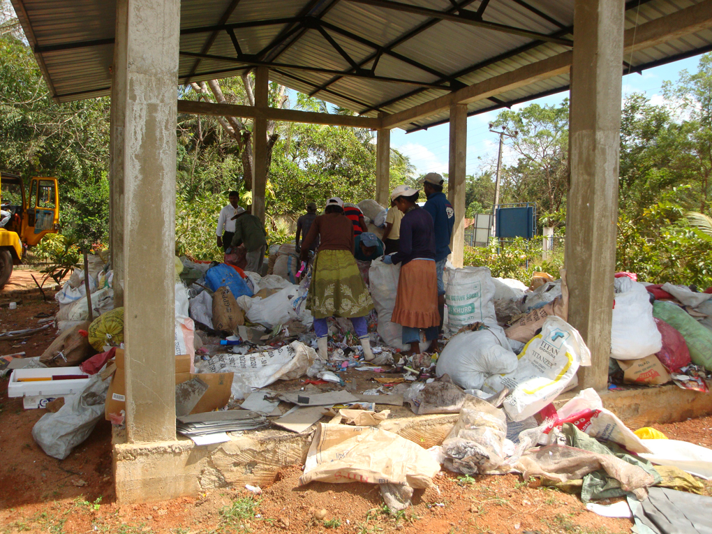 2.MSW sorting at site