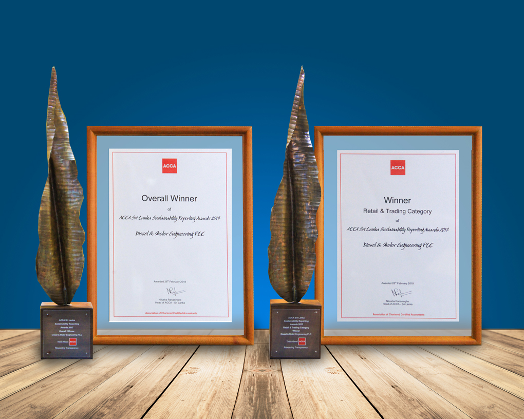 DIMO’s annual report wins ACCA’s highest accolade for 2017