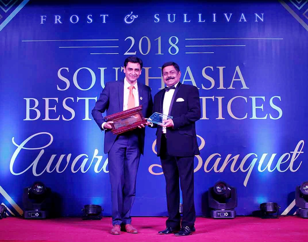 Frost and Sullivan award 2018