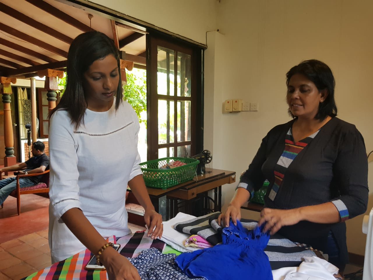 2. (From Left) CEO, H&H Golding - Michelle N Perera and Voice for The Voiceless, Head of Employment Centre - Kamani Fonseka