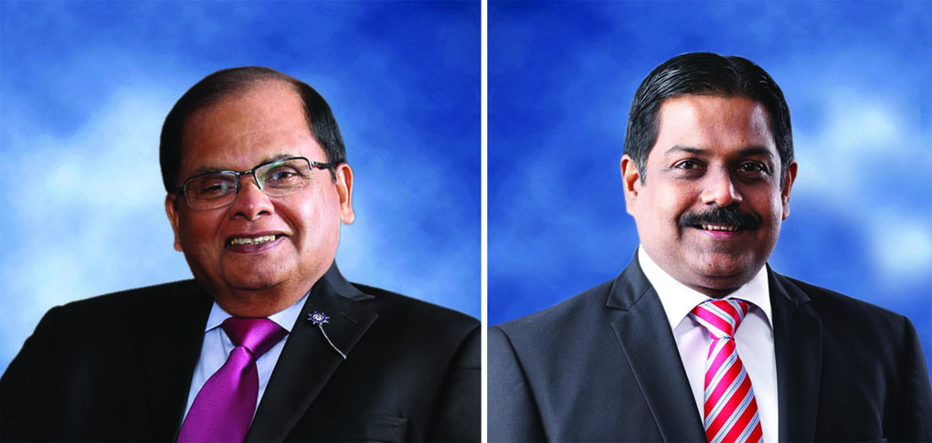 Mr Dharma Dheerasinghe and Mr S Renganathan