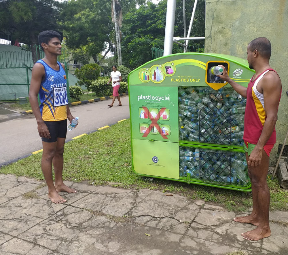 3.-One-of-five-Plasticcycle-bins-placed-at-Sugathadasa-Outdoor-Stadium