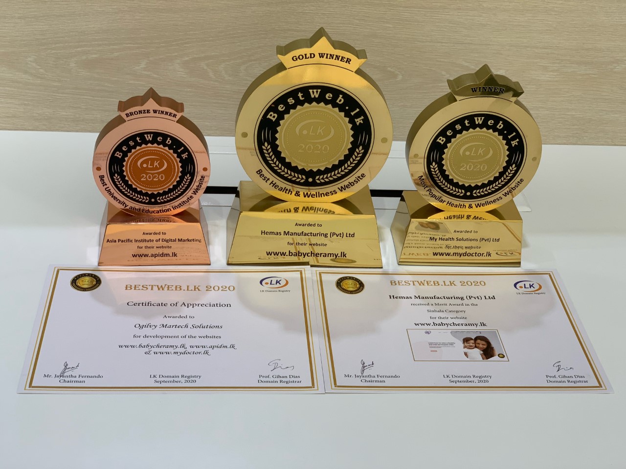 The awards and recognition received by Ogilvy Martech, the development unit of Ogilvy Digital