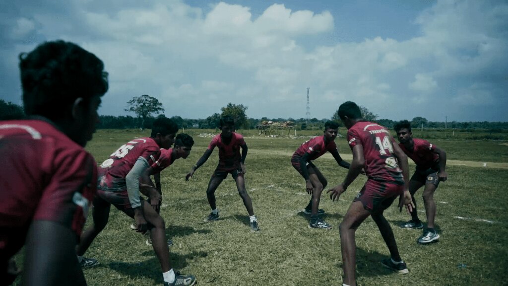 Image 1_The Mahawelipura College Kabaddi Team in action