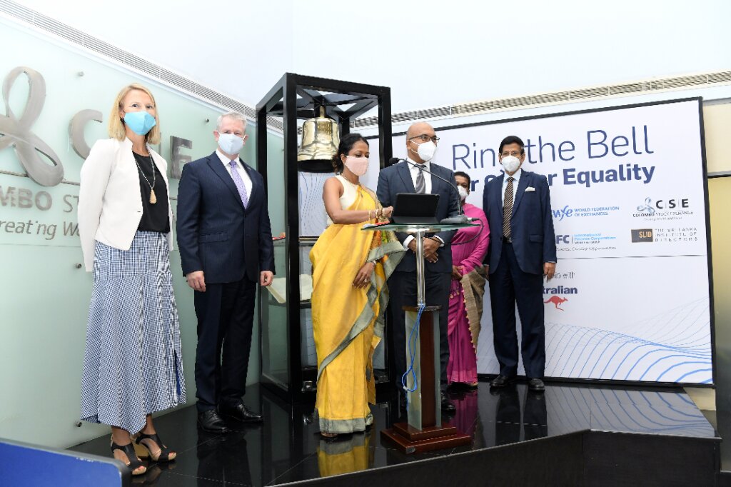 IFC Partners with Colombo Stock Exchange to Ring the Bell for Gender Equality in Sri Lanka