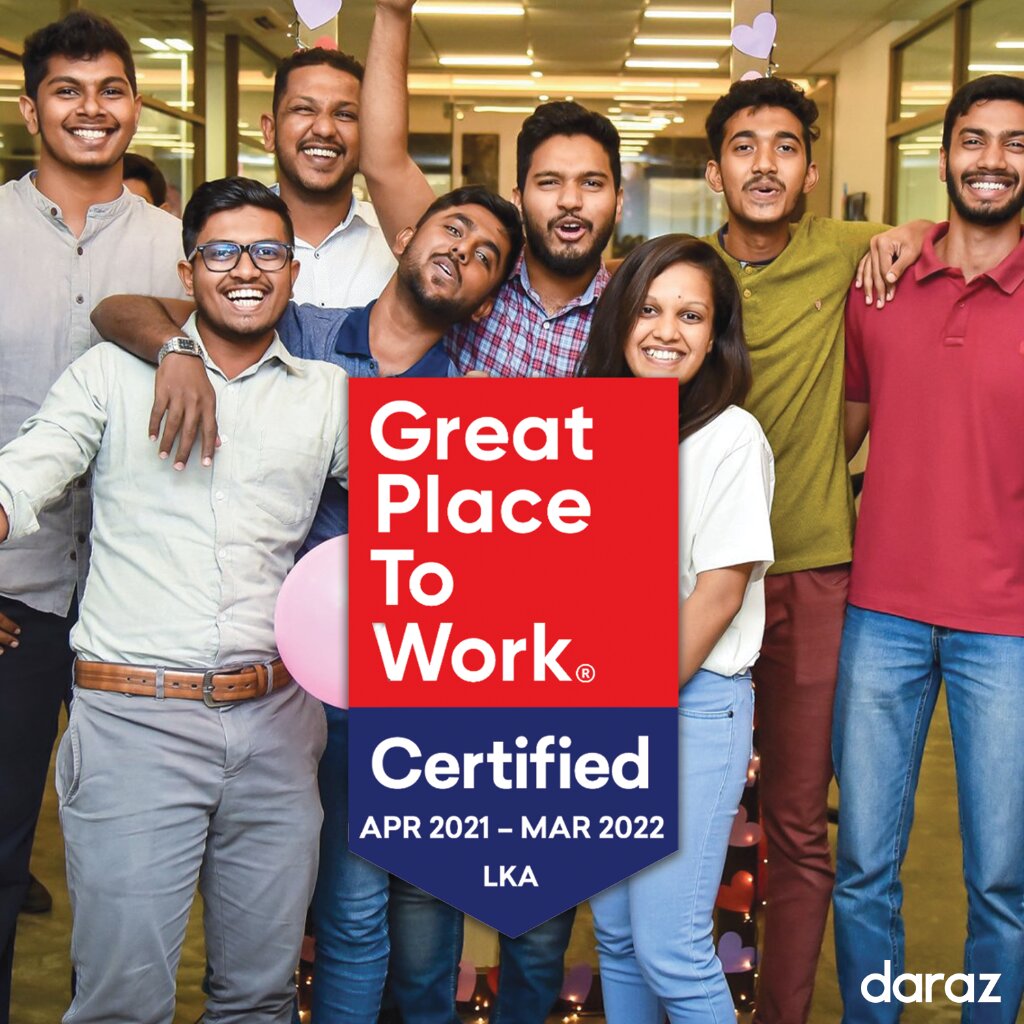 Daraz Sri Lanka Great Place to Work® Certified TM by Great Place to