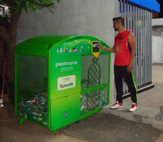 Plasticcycle has facilitated over 250 publicly accessible post-consumption plastic collection points across Sri Lanka