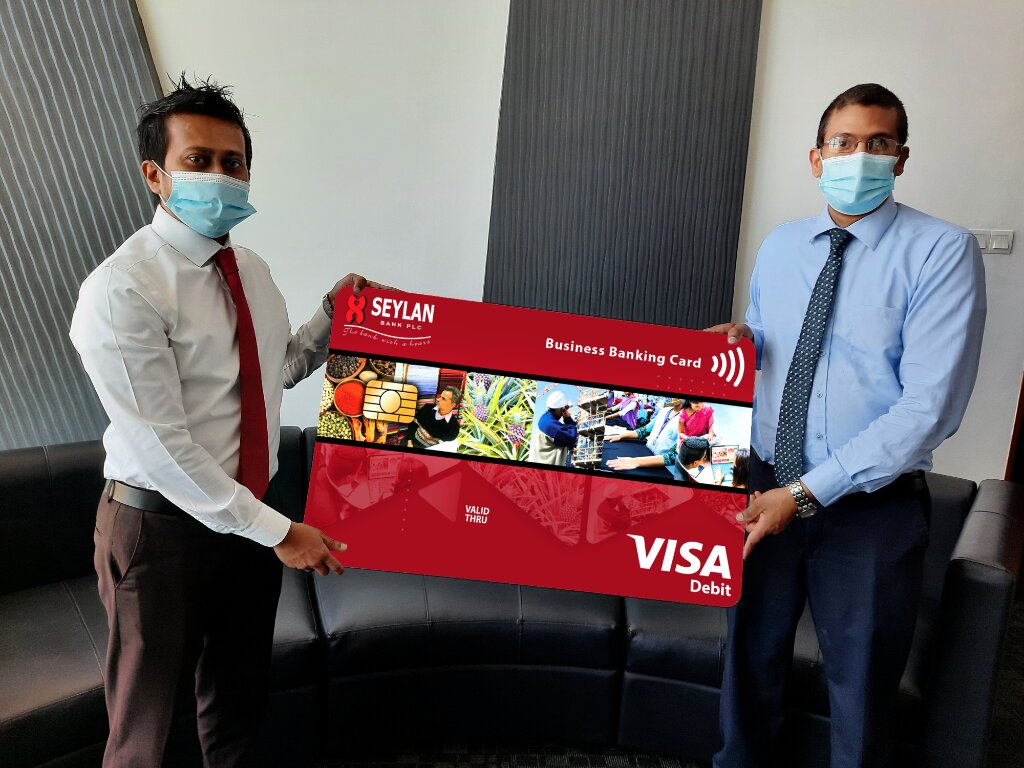 Ruchith Liyanage - Head of Cards - Seylan Bank together with Ramesh Jayasekara – Chief Operating Officer – Seylan Bank