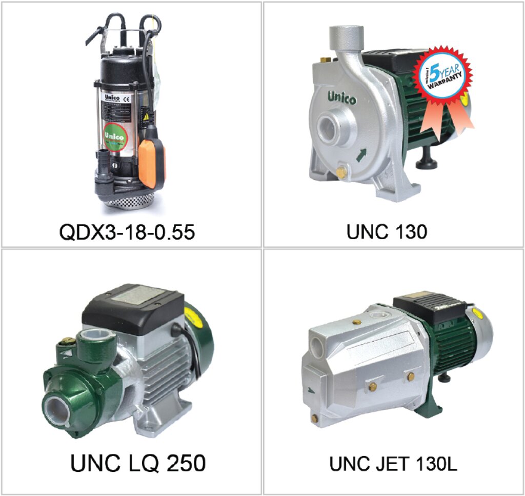 “Unico” Water Pumps