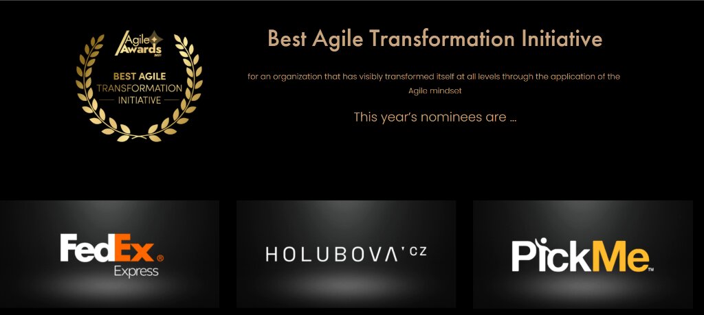 This year’s World Agility Forum nominated PickMe for the Best Agile Transformation Initiative award