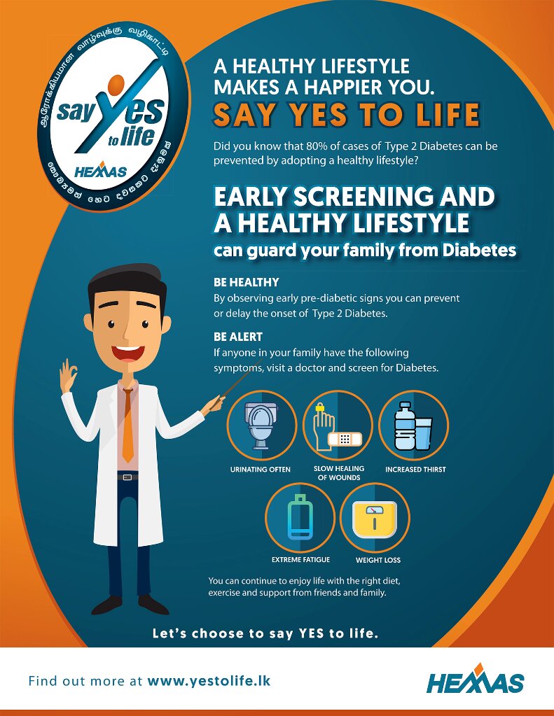 Hemas Announces ‘Say Yes to Life’; Commits to Take on Diabetes in Sri Lanka