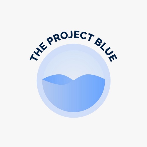 The project blue logo