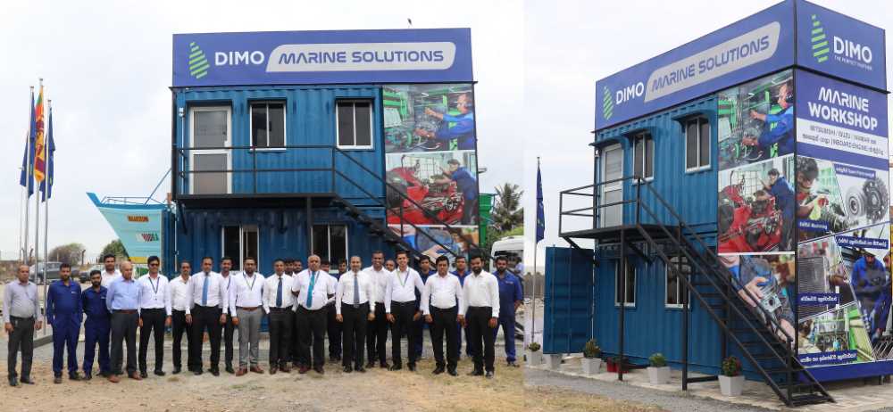 DIMO management and staff at the marine workshop in Dikkowita (LBN Fill)