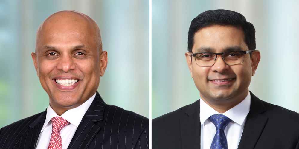 Commercial Bank Chairman Mr Sharhan Muhseen & Managing Director and CEO Mr Sanath Manatunge (LBN)