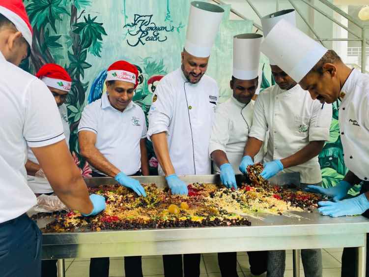 Kandyan Reach Hotel Kurunegala Celebrates the Festive Season with Christmas Cake Mixing Ceremony