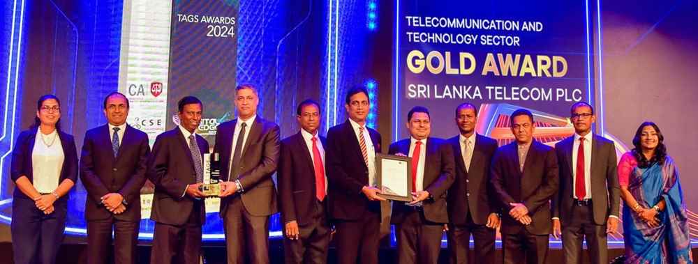 Image - SLT-MOBITEL triumphs with Gold Award in the Telecommunications Sector at TAGS Awards 2024 (LBN)