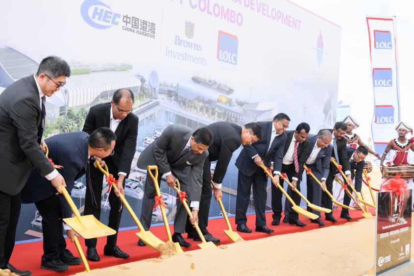 1. Groundbreaking of Marina Development at Port City Colombo (1) (LBN)