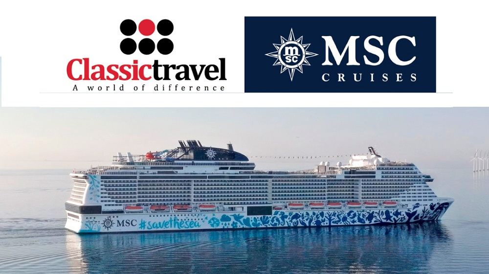 Classic Travel Appointed as a PSA for MSC Cruises