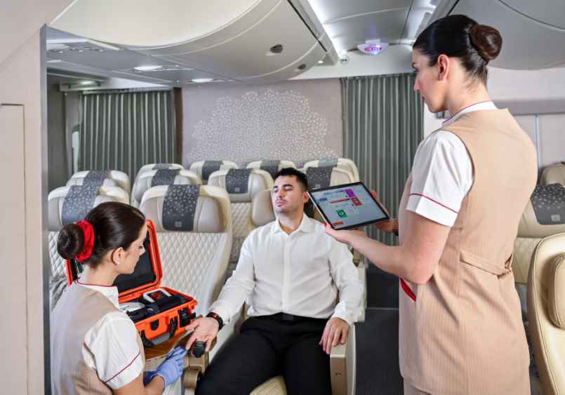 Saving Lives in the Skies: Emirates and Parsys design pioneering new telemedicine station for inflight customers